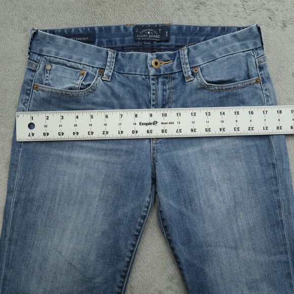 Lucky Brand Jeans Women's Size 6/28 Blue Mid-Rise Sweet Crop Denim 24" Inseam - Picture 9 of 16